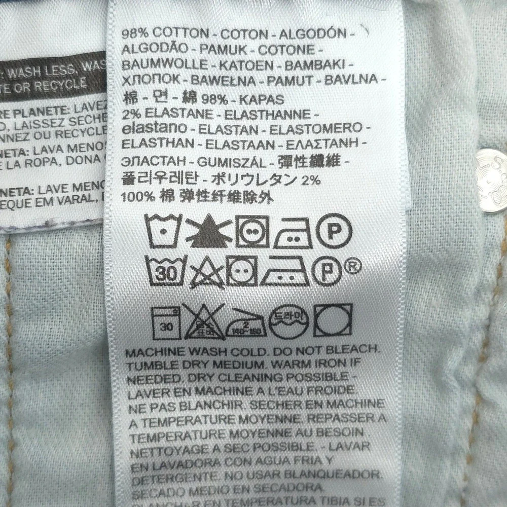 Levi's Mens Jeans 505 Regular Fit 30x30 Medium Blue Wash Straight Leg Denim